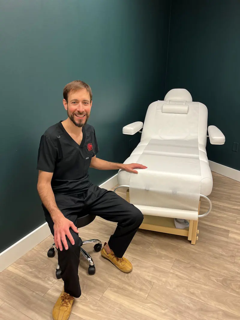 Dr Jonathan Youngwirth in one of the treatment rooms